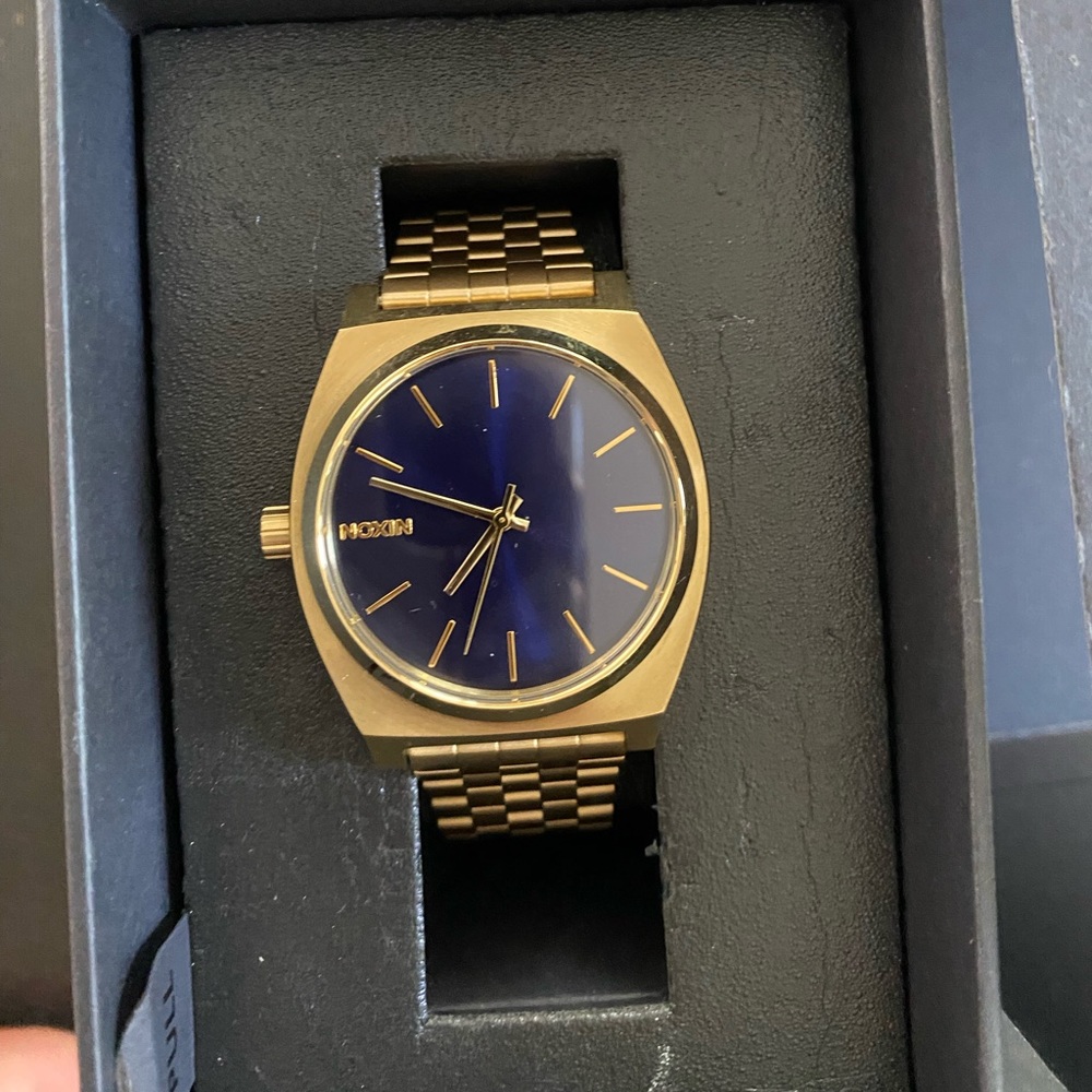 Nixon time teller gold unisex watch